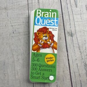 Brain Quest Kindergarten Revised 3rd Edition Deck 2 Ages 5-6 300 Questions